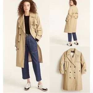 J. Crew Classic Khaki Trench Coat